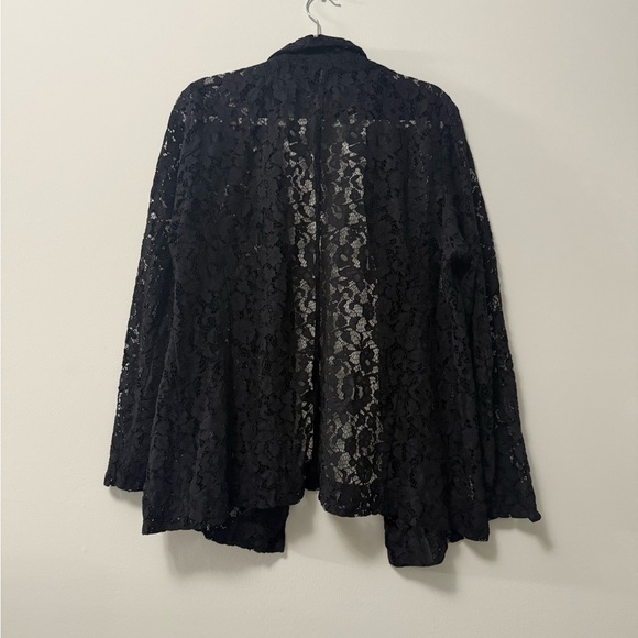 Apt. 9 Tops - Black Lace Open Cardigan